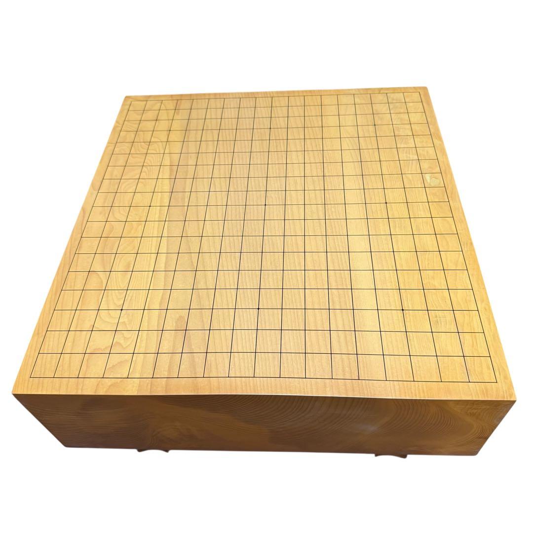 【極美品】本榧碁盤＆蛤碁石182個セット桐覆い 布カバー付き