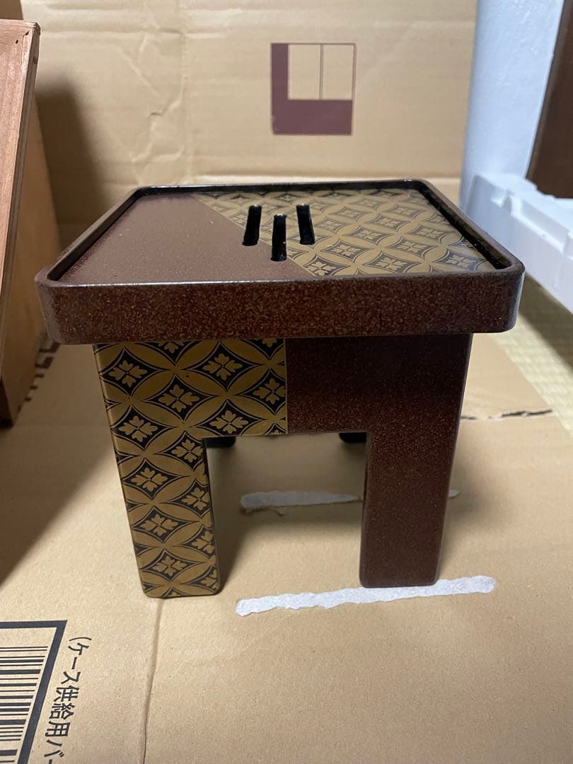 蒔絵　三宝　盃台　盃　輪島塗？　漆器　台　花月台？
