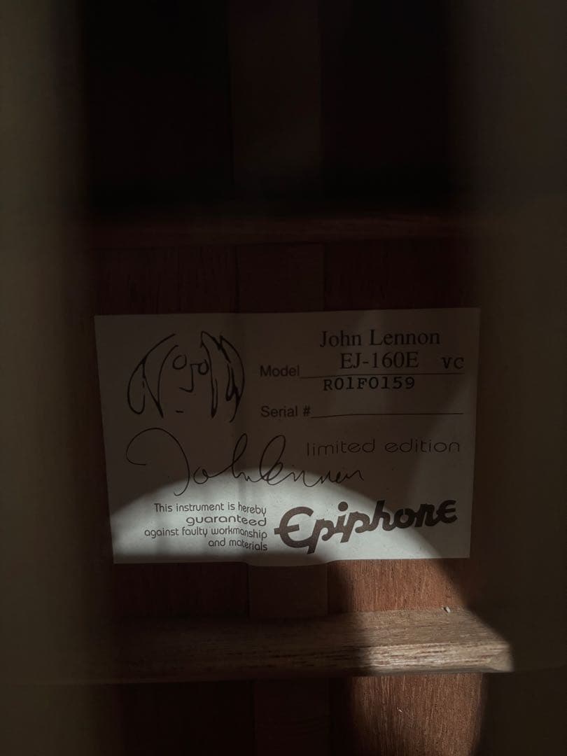 ギター Epiphone John Lennon Signature EJ160 E