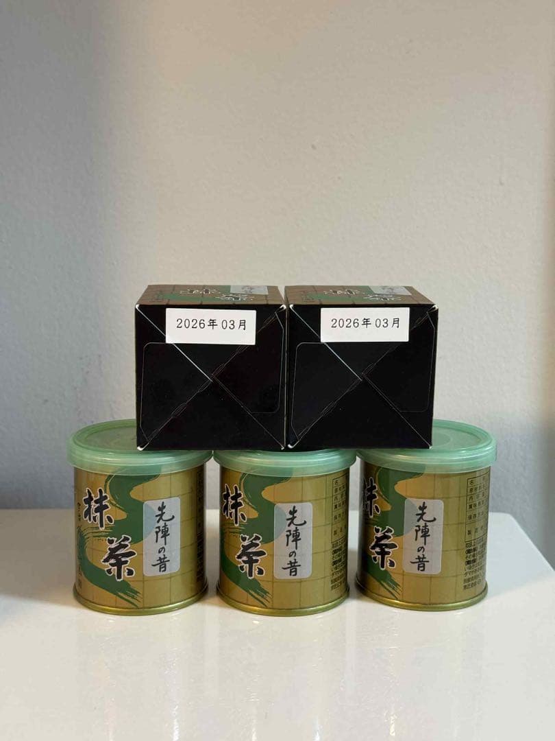 宇治抹茶 先陣の昔 30ｇｘ5缶セット