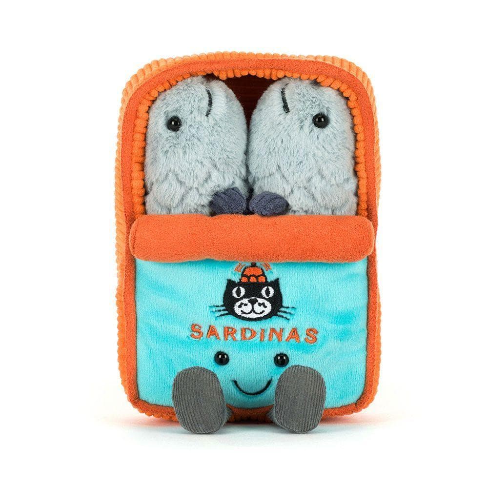新品　ジェリーキャット　オイルサーディン　缶　ぬいぐるみ　ギフト袋付き