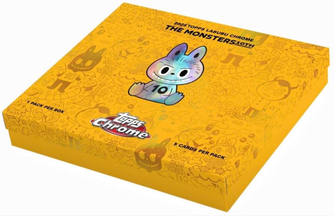 Topps Chrome 10周年記念ボックス　ラブブ　5BOX 新品未開封