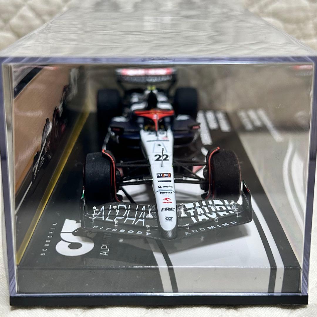 ミニチャンプス1/43 アルファタウリ AT04 角田裕毅2023イギリス
