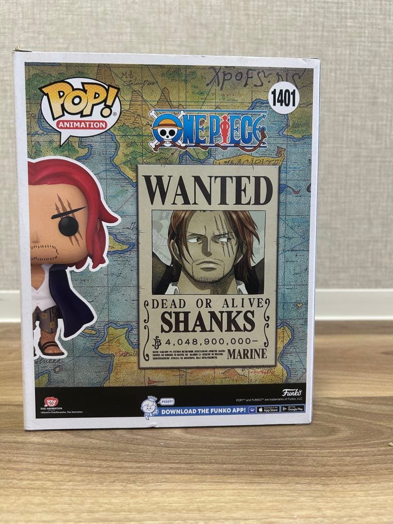 「レア限定」FUNKO POP! ワンピース　シャンクス　懸賞金　手配書限定版