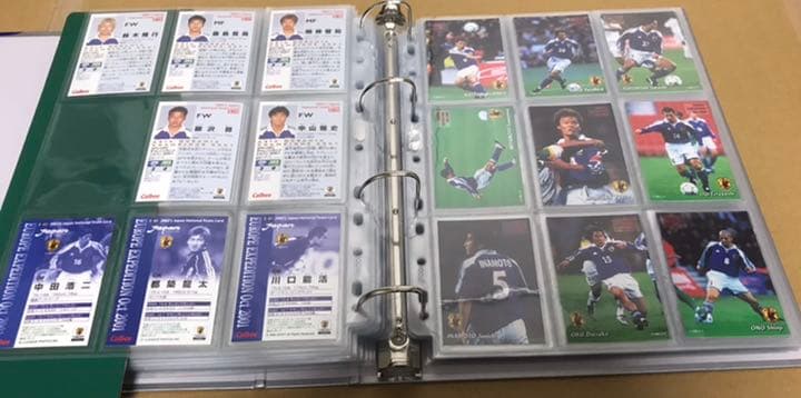 02カルビーJリーグカード日本代表234枚セミコンプセット（コンプまで2枚抜け）