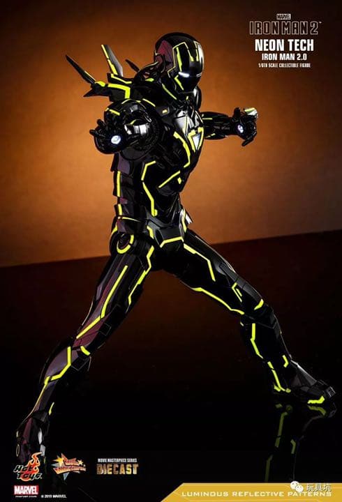 ホットトイズ　アイアンマン2.0 NeonTech