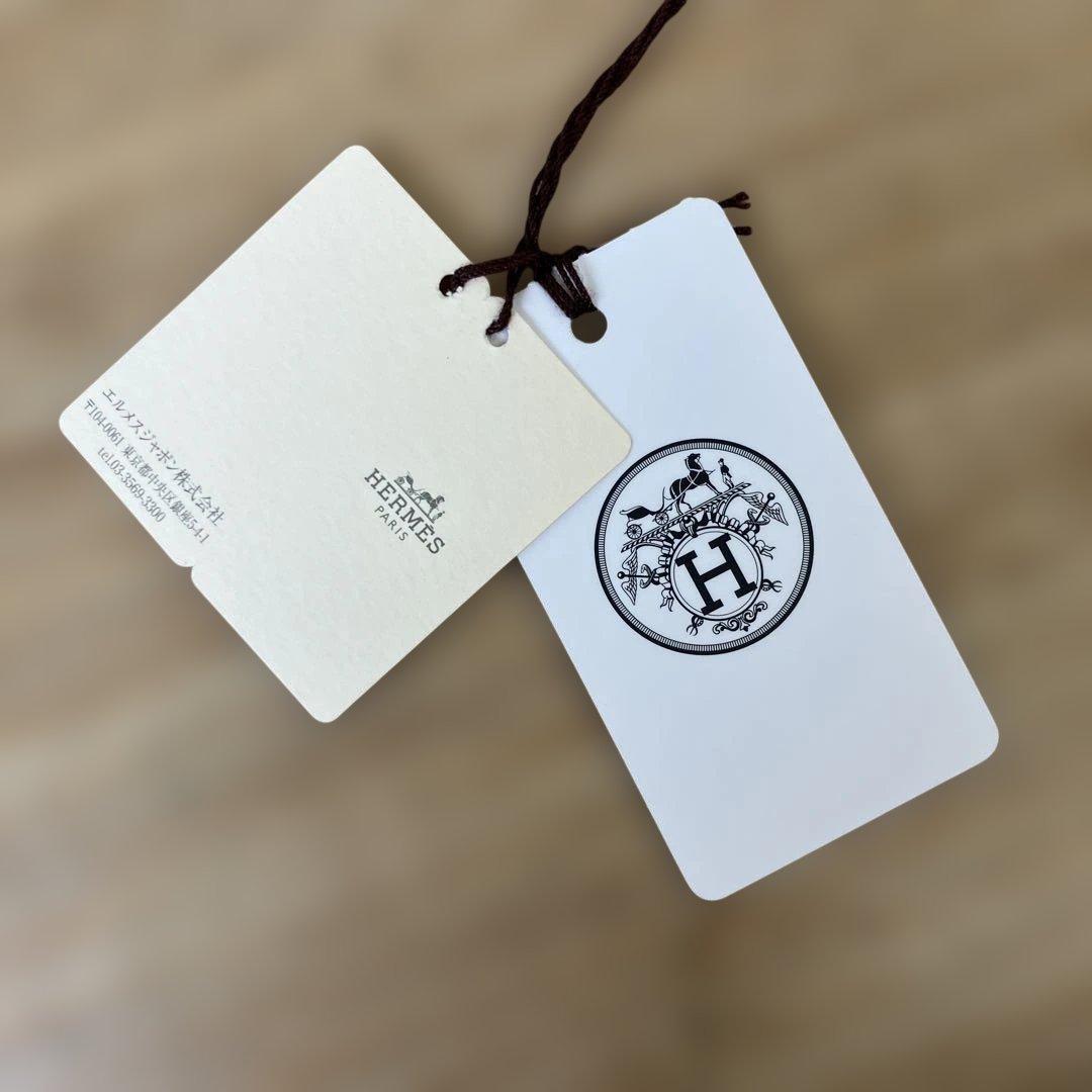 HERMES エルメス alalon アヴァロン Hロゴ タオルハンカチ ピンク