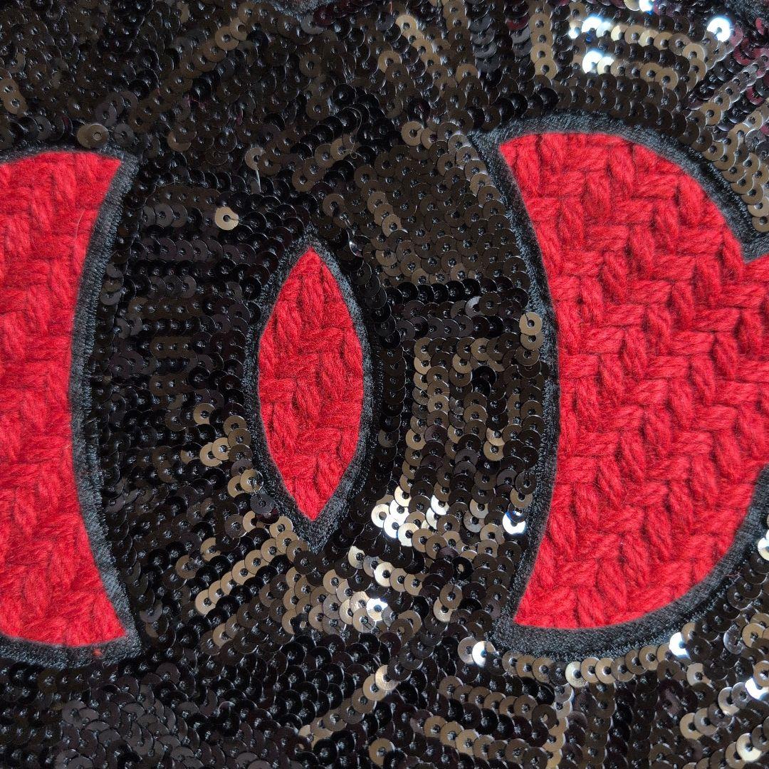 CHANEL ツイードトートバッグ　スパンコール　ノベルティ