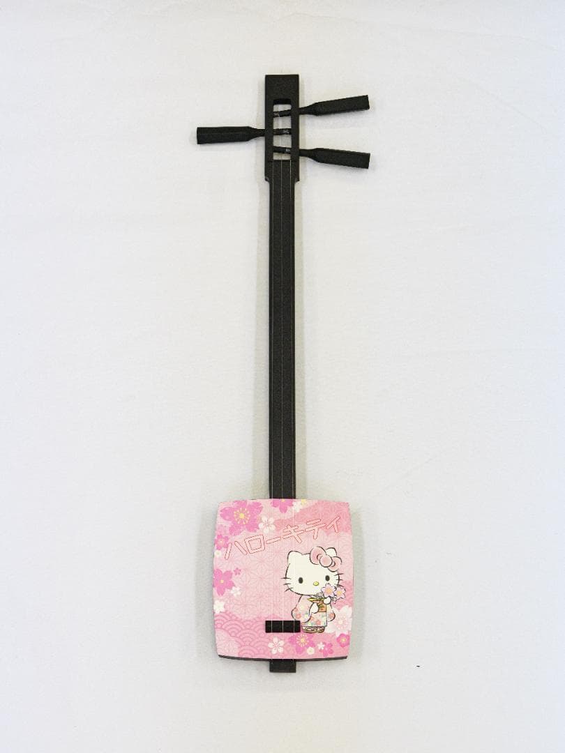 Hello Kitty ハローキティ 小じゃみ チントン さくら着物 ミニ三味線