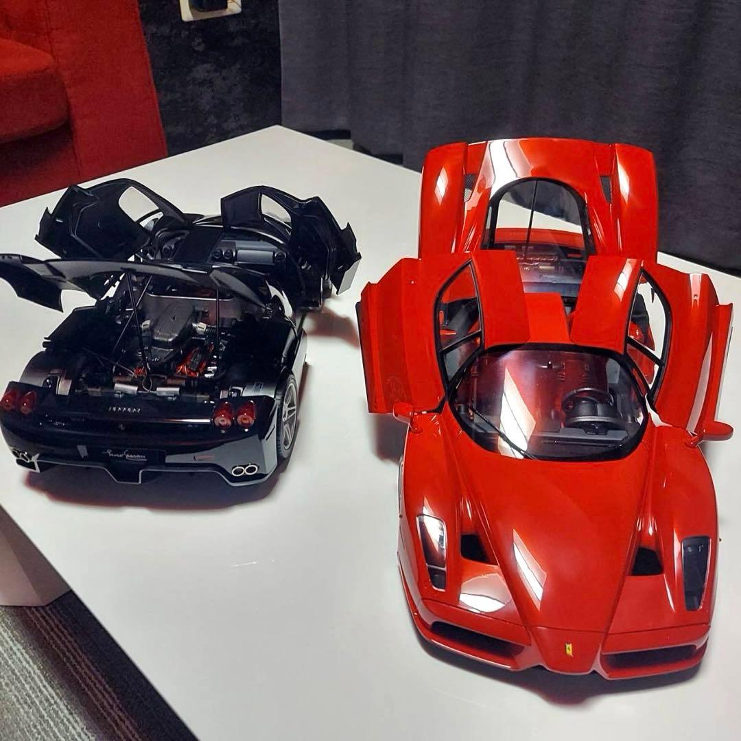 タミヤ1/12コレクターズクラブスペシャル　エンツォフェラーリ　黒赤　2台セット