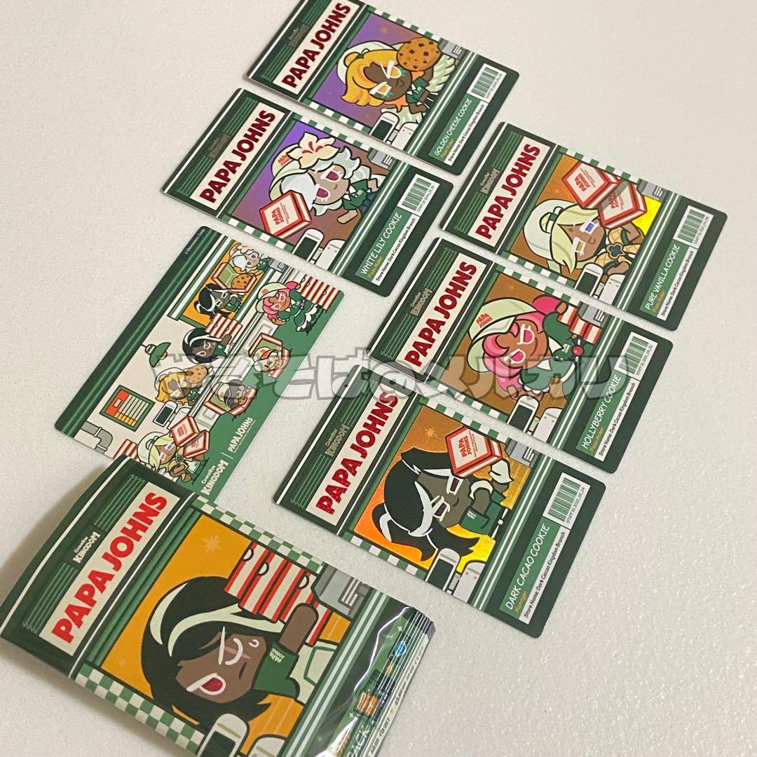 クッキーラン キングダム パパジョーンズ コラボ フォトカード セット