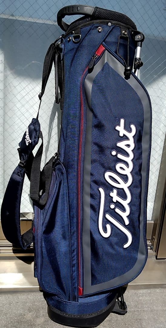 Titleist スタンドバッグ ネイビー カバー付き
