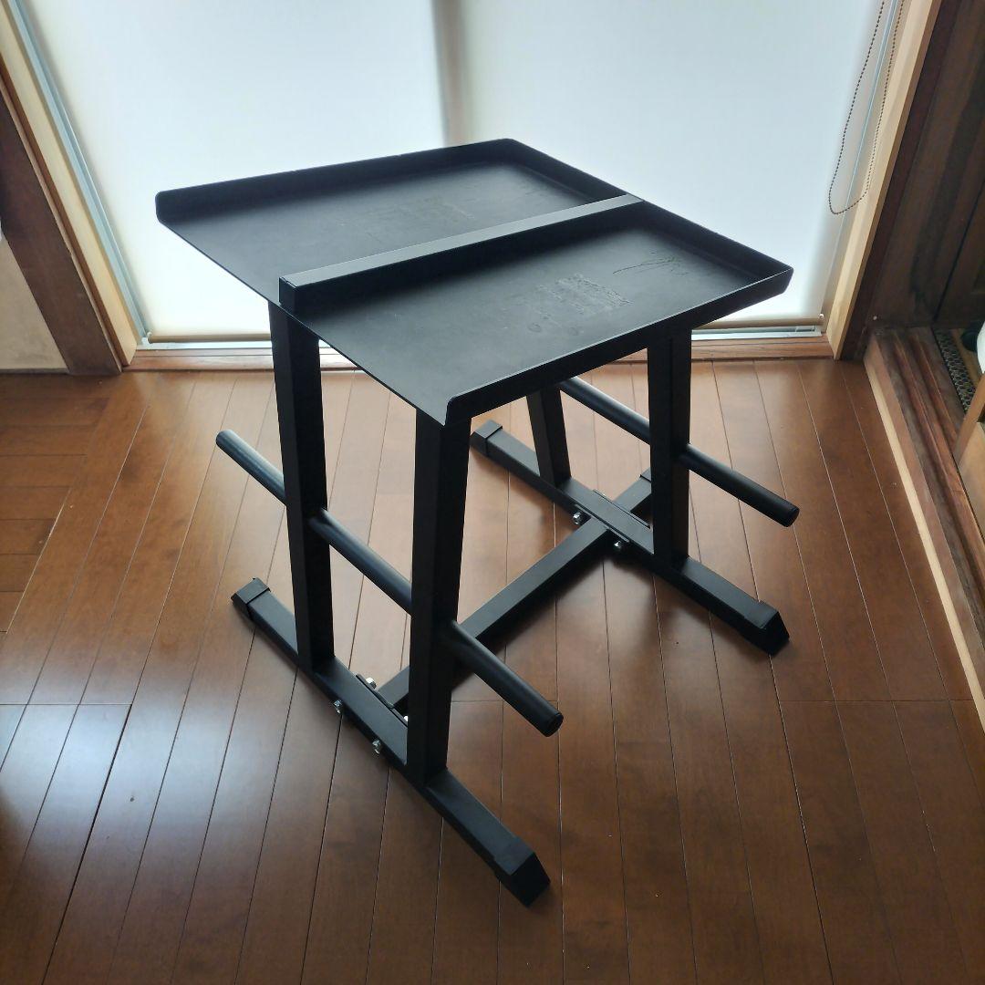 ウエイトトレーニング用スタンド 黒　アイロテック