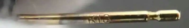 nitraid クラウン型ピアス ピンk18 金　銀　王冠　純金18　ゴールド