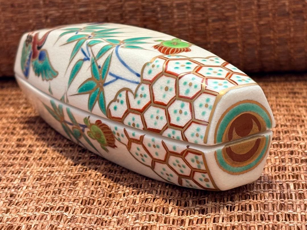 ぶりぶり香合　陶芸品　平安 桃山窯