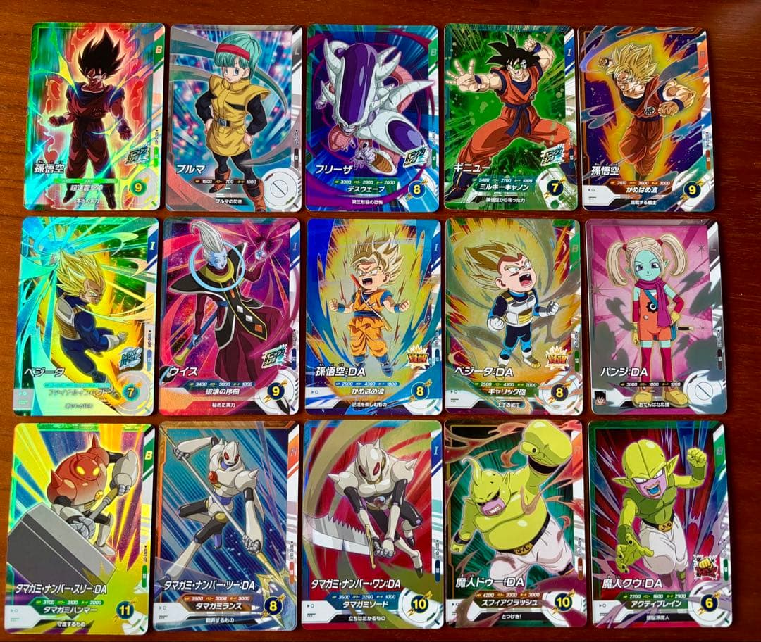 ドラゴンボールスーパーダイバーズ　2弾いろいろセミコンプ　SR以下コンプつき