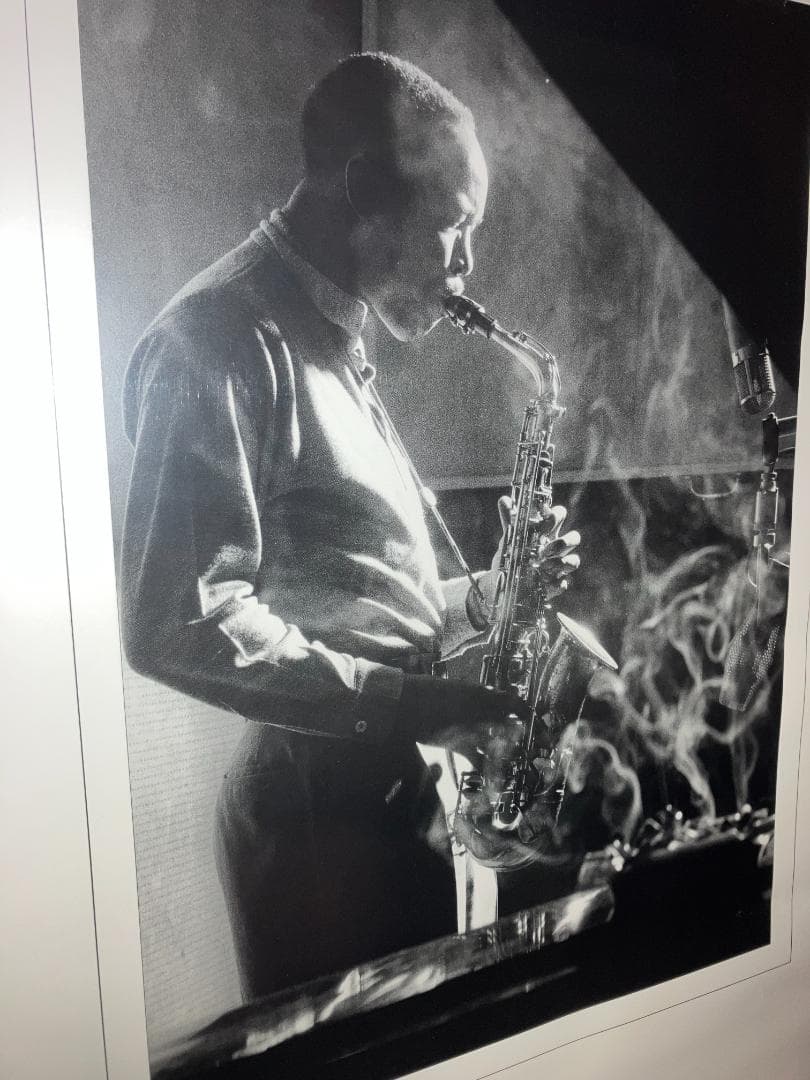 当時物★1988年 オランダ製 SONNY STITT 額付 ポスター JAZZ