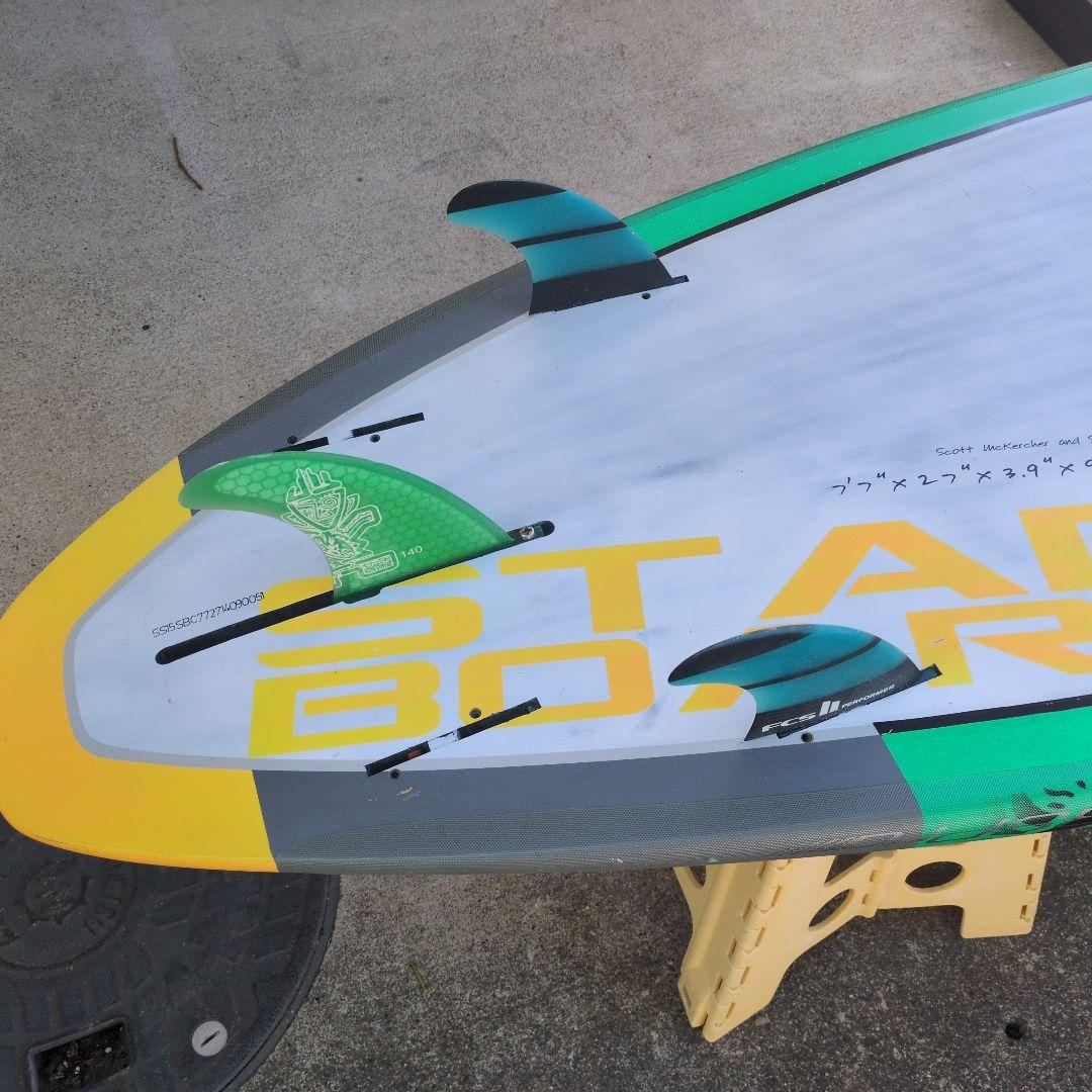 スターボード　sup PRO 7'7\"×27\"×3.9\"　手渡しのみ対応