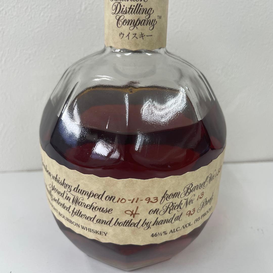 未開封 1993年 ブラントン バーボン ウイスキー 750ml