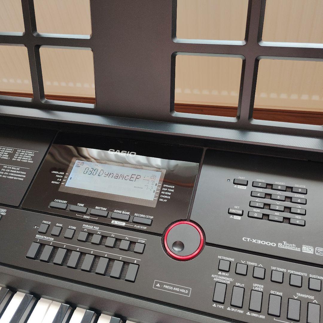 CASIO CT-X3000 61鍵盤 電子キーボード