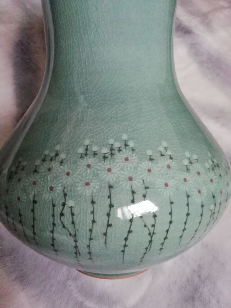 高麗磁器（青磁）花瓶