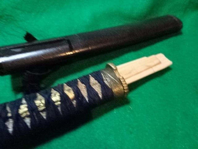 短刀の拵え中身なし　松代拵え一作拵えです。