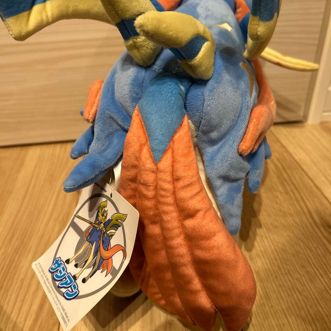 タグ付き ポケモンセンター ザシアン ぬいぐるみ