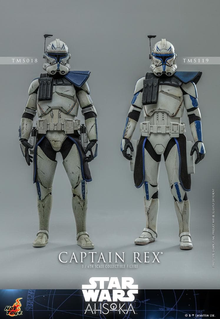 ホットトイズ1/6スター・ウォーズ：アソーカ キャプテン・レックス TMS119