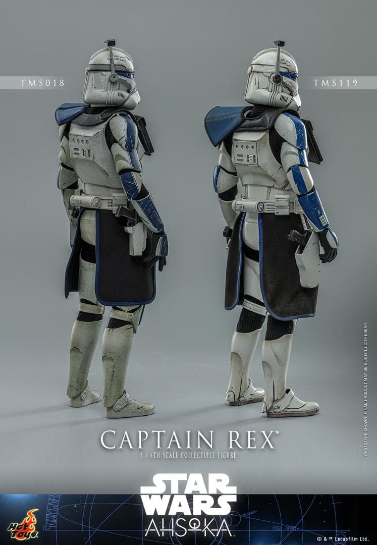 ホットトイズ1/6スター・ウォーズ：アソーカ キャプテン・レックス TMS119