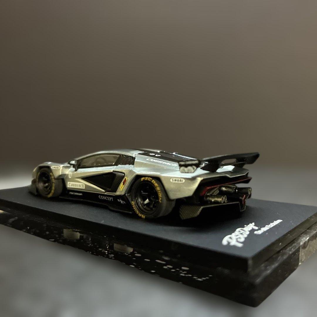 907 ※ カウンタックLPI800-4 PSCデザインコラボ 1/64ミニカー