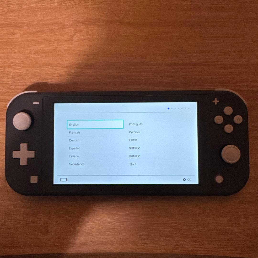 【美品】Nintendo Switch Lite グレー 本体