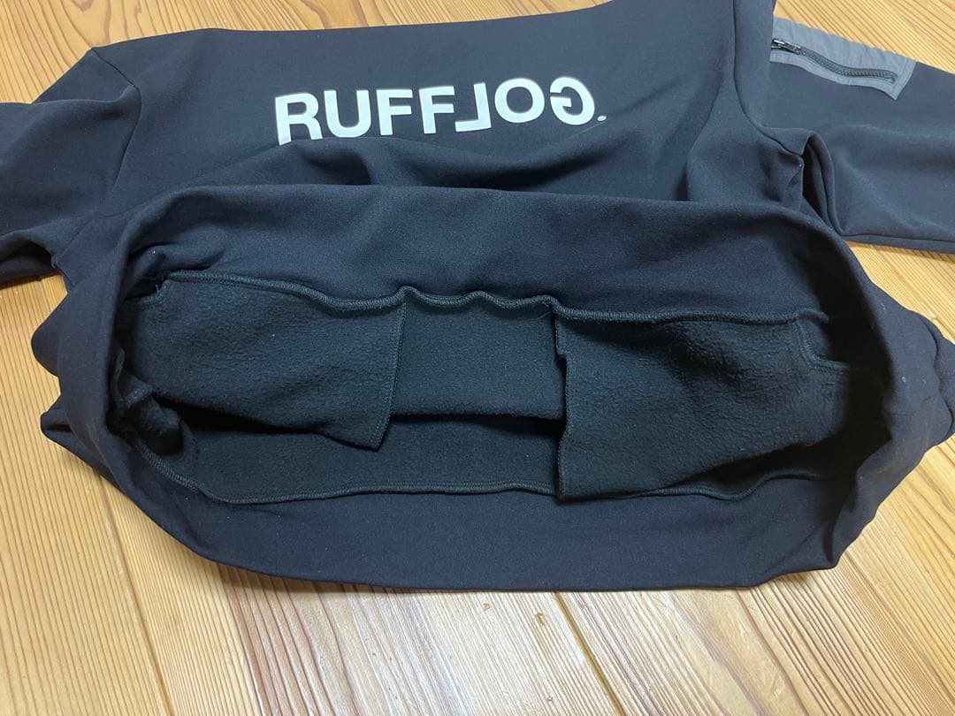 メンズウェア RUFFLOG MOCK NECK SWEAT BLACK