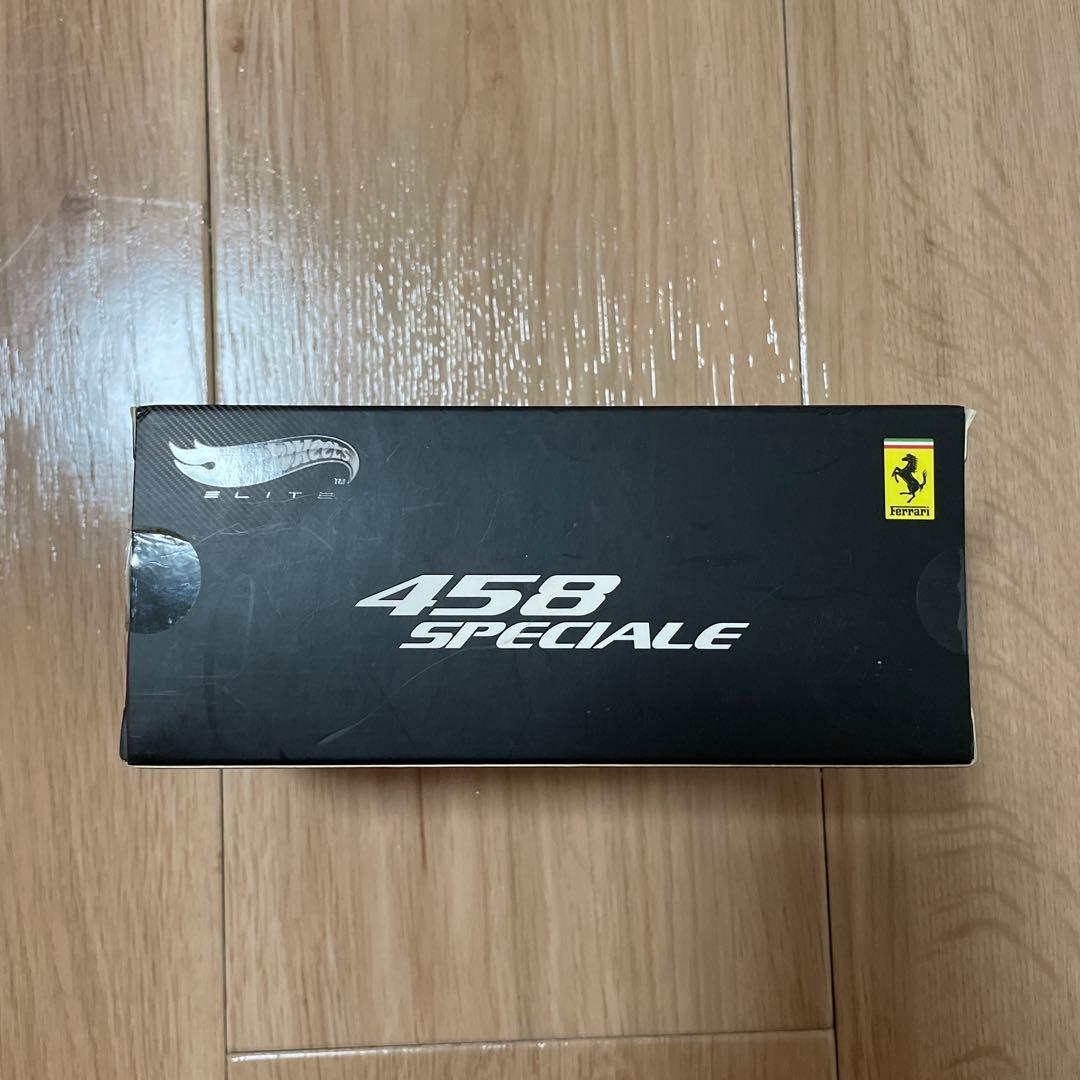ミニカー Hot Wheels 458 Speciale 1:43