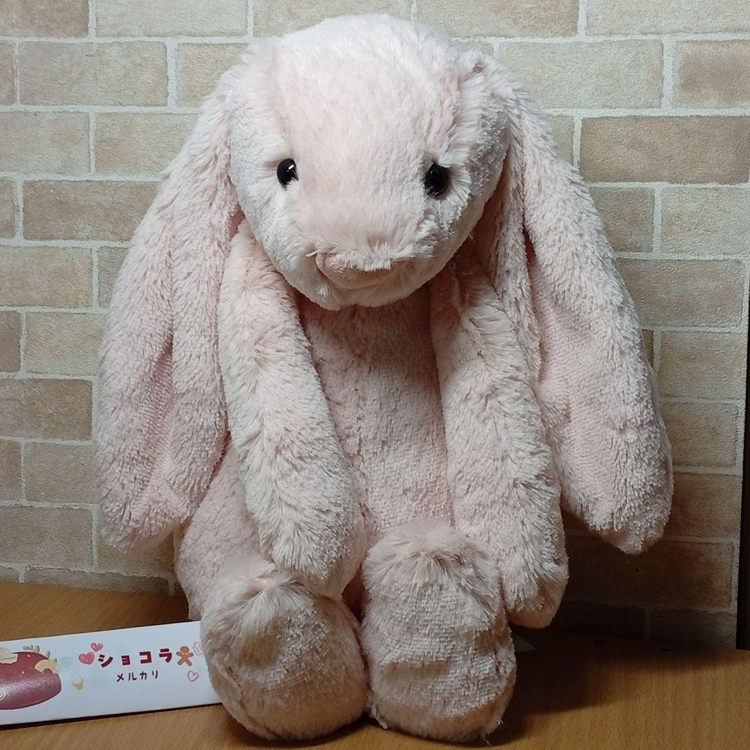  blush pink Bunny うさぎ Ｌ ラージぬいぐるみ