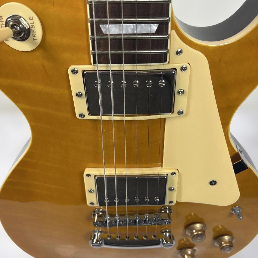 プレイテックエレキギター LP400 Flame Top Lemon Burst