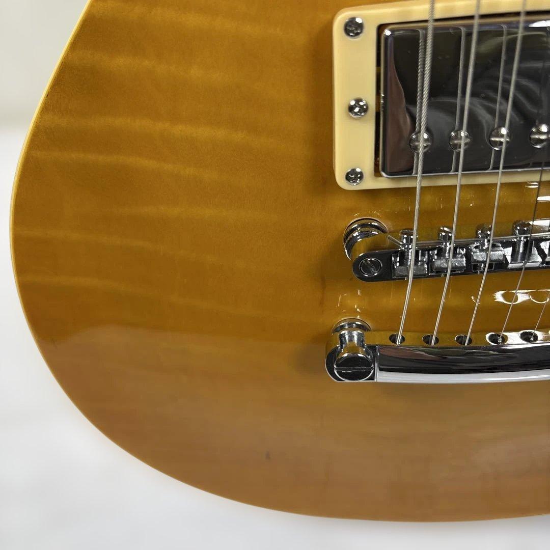 プレイテックエレキギター LP400 Flame Top Lemon Burst