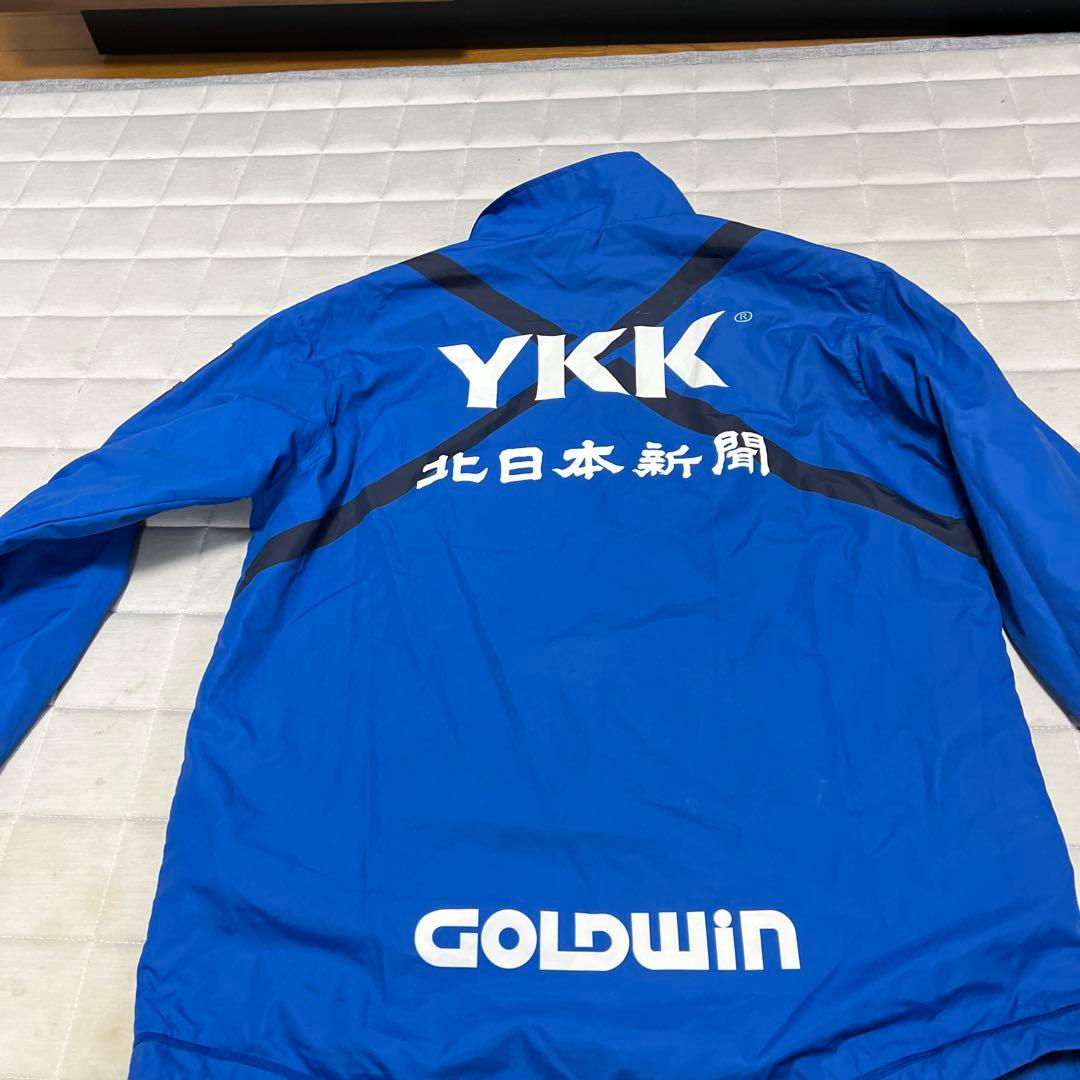 GOLDWIN 青 フルジップ ピステ　カターレ富山練習着
