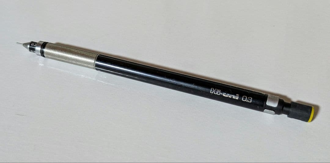 Hi-Uni ハイユニ 0.3mm シャープペンシル 本体と芯