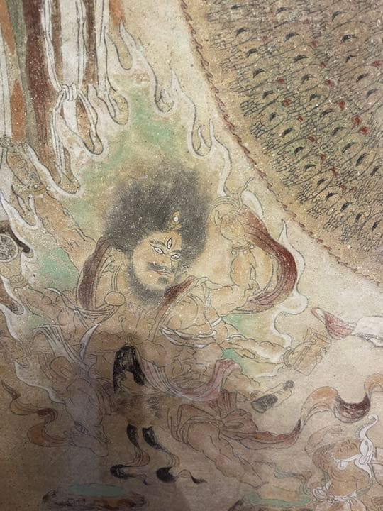 絵画　千手観音　千の目