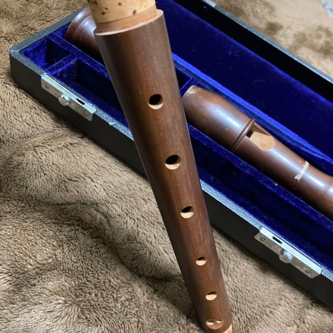 Mollenhauer アルトリコーダー 木製 ブラウン ケース付き