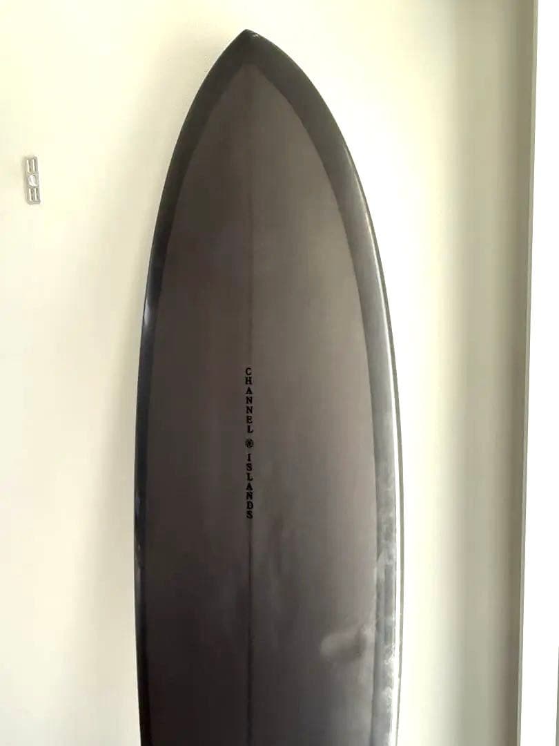 AL MERRICK CI Mid 6'6 フィン+ハードケース6.6 グレー