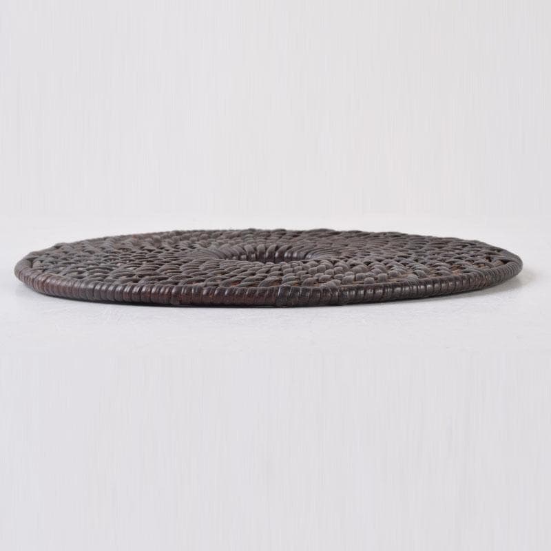 煎茶道具　籐編　瓶敷　瓶座　C　8517
