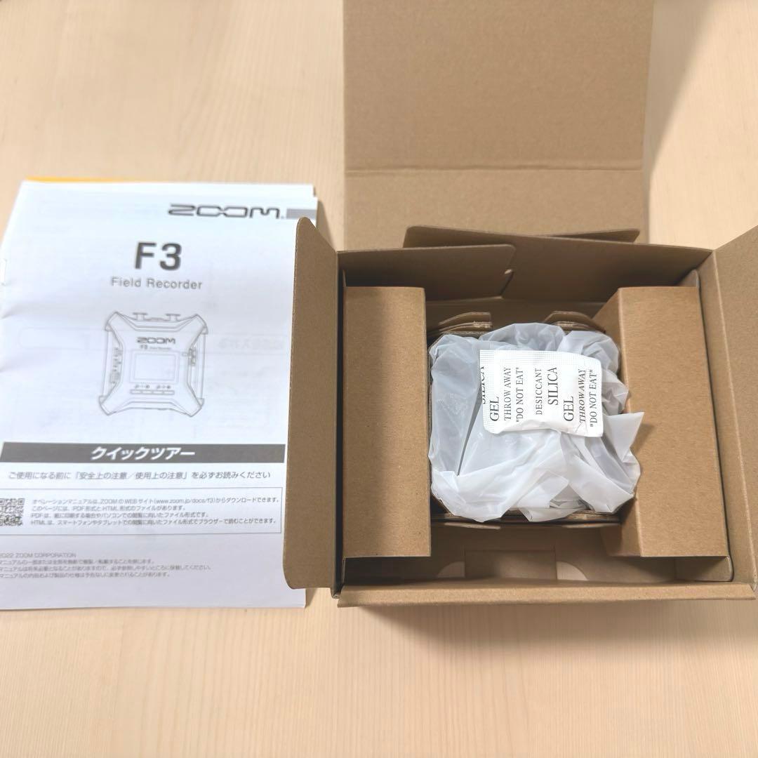ZOOM F3 2チャンネルフィールドレコーダー ケース付き