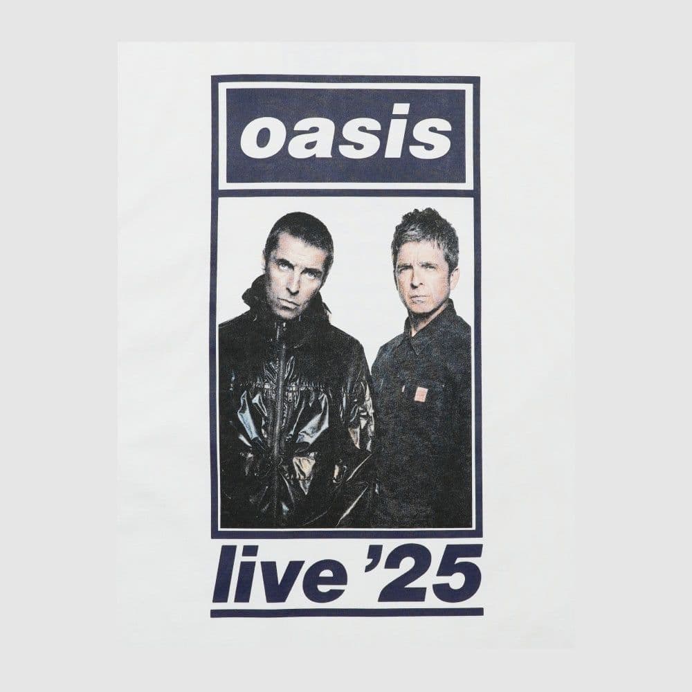 新品　oasis Tシャツ L ホワイト　オアシス　photo　限定ショッパー付