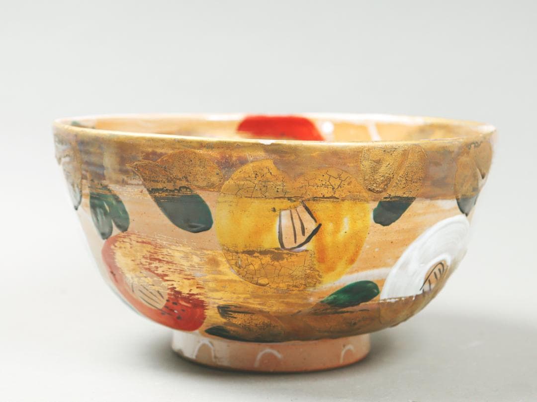 椿絵 大鉢 27cm