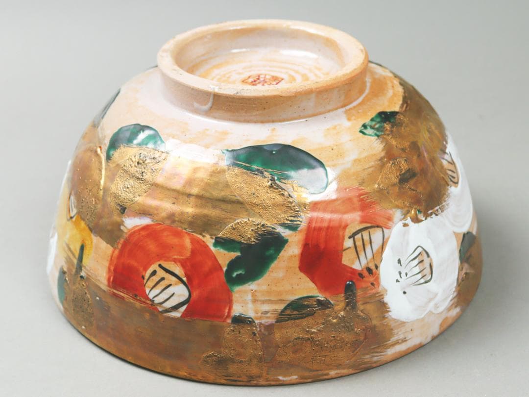 椿絵 大鉢 27cm