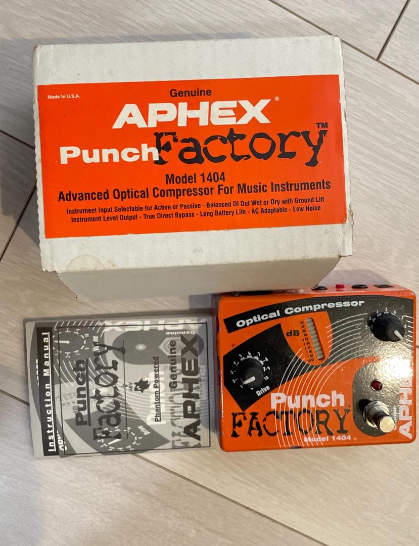 APHEX Punch Factory Model 1404 オプティカルコンプ