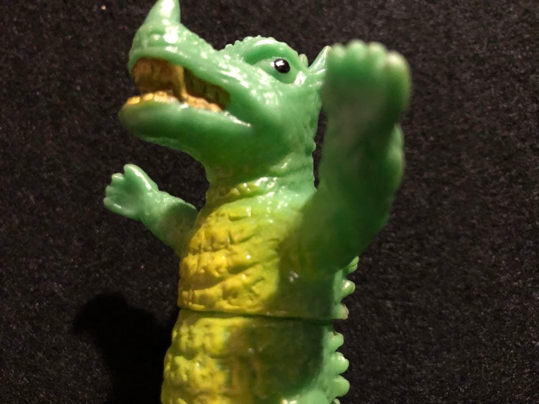 珍色 ブルマァク ミニソフビ アンギラス 当時物
