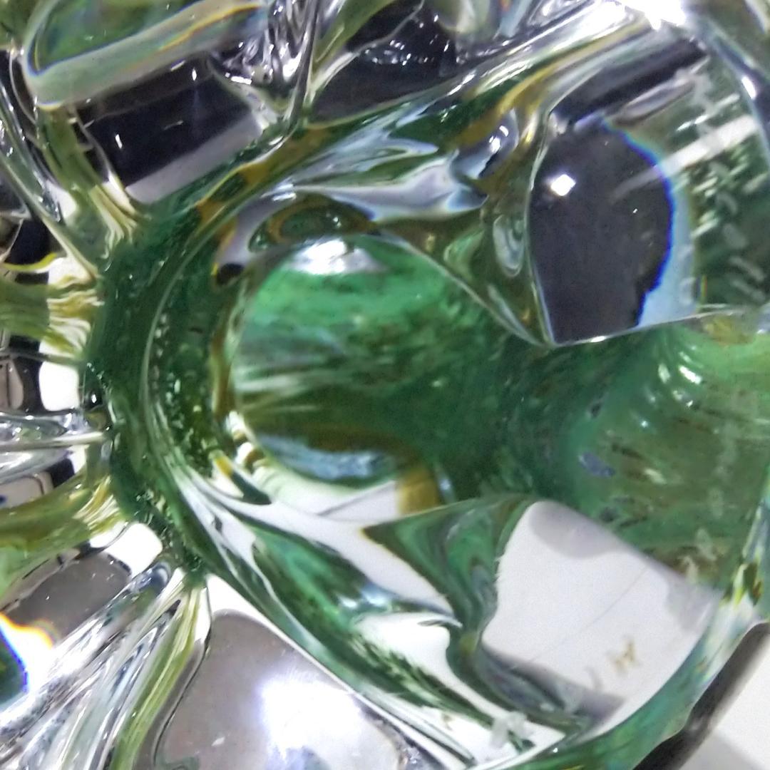 Marcolin Art Crystal マルコリン・アート・クリスタル 鳥 緑