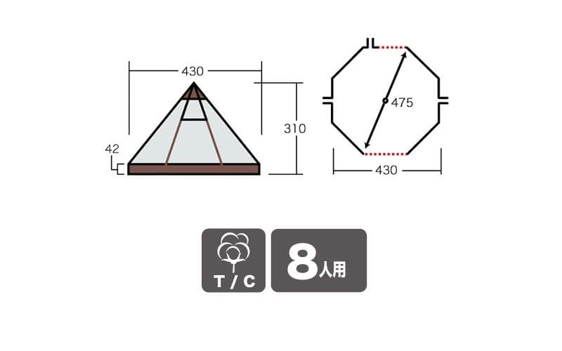 オガワ　ピルツ１５Ｔ/Ｃ　2790B 箱壊れ品　最大収容8人　新品未使用